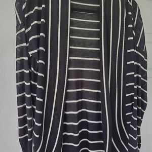 Smart set striped caridgan